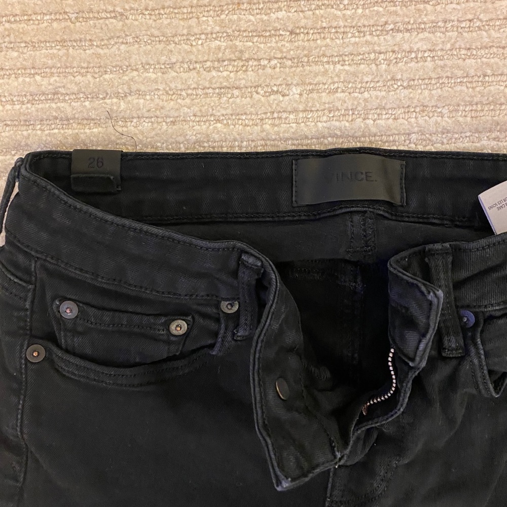 Vince black jeans